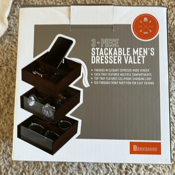 Stackable men’s dresser valet - Picture 1 of 3